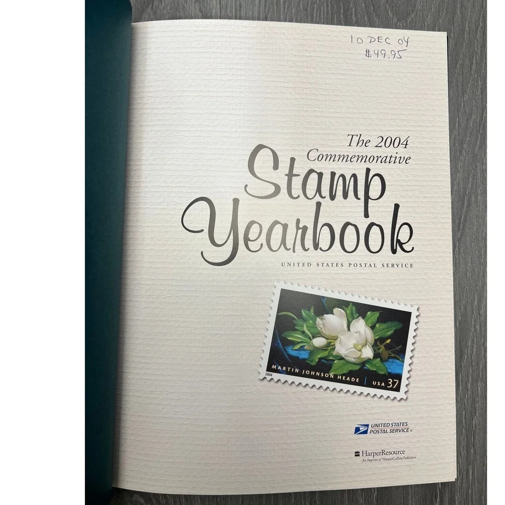 USPS The 2004 Commemorative Stamp Yearbook Hardcover Book Disney John Wayne Art
